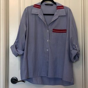 Zara Button Up Blouse